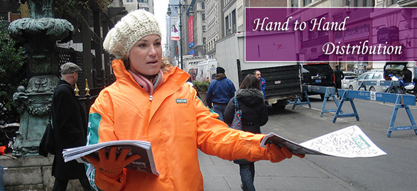 Hand to Hand Leaflet Distribution in Glasgow by the FDG teams around the City Centre and covering all of West of Scotland